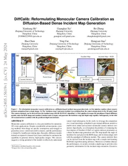DiffCalib: Reformulating Monocular Camera Calibration as Diffusion-Based
  Dense Incident Map Generation