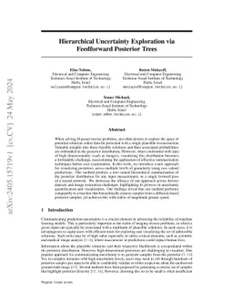 Hierarchical Uncertainty Exploration via Feedforward Posterior Trees