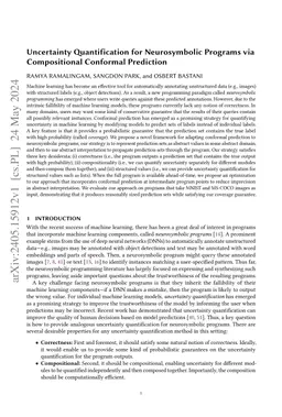 Uncertainty Quantification for Neurosymbolic Programs via Compositional
  Conformal Prediction
