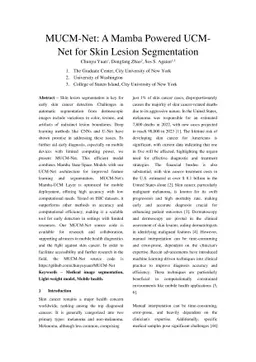 MUCM-Net: A Mamba Powered UCM-Net for Skin Lesion Segmentation