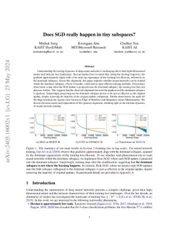 Does SGD really happen in tiny subspaces?