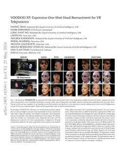 VOODOO XP: Expressive One-Shot Head Reenactment for VR Telepresence