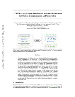M$^3$GPT: An Advanced Multimodal, Multitask Framework for Motion
  Comprehension and Generation
