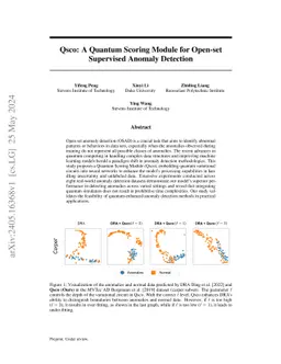 Qsco: A Quantum Scoring Module for Open-set Supervised Anomaly Detection