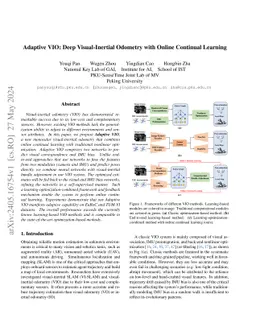 Adaptive VIO: Deep Visual-Inertial Odometry with Online Continual
  Learning
