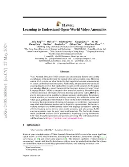 Hawk: Learning to Understand Open-World Video Anomalies