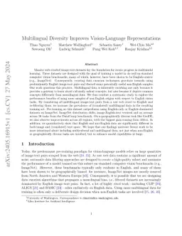 Multilingual Diversity Improves Vision-Language Representations