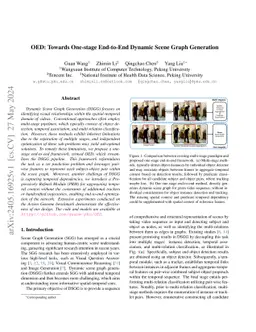OED: Towards One-stage End-to-End Dynamic Scene Graph Generation