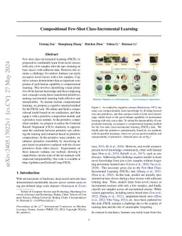 Compositional Few-Shot Class-Incremental Learning