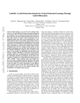 LabObf: A Label Protection Scheme for Vertical Federated Learning
  Through Label Obfuscation