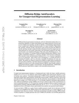 Diffusion Bridge AutoEncoders for Unsupervised Representation Learning
