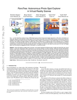 PanoTree: Autonomous Photo-Spot Explorer in Virtual Reality Scenes