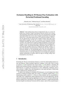 Occlusion Handling in 3D Human Pose Estimation with Perturbed Positional
  Encoding