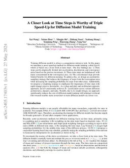A Closer Look at Time Steps is Worthy of Triple Speed-Up for Diffusion Model Training