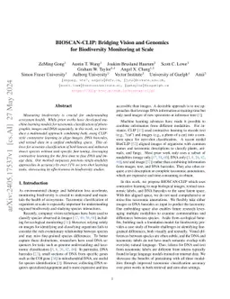CLIBD: Bridging Vision and Genomics for Biodiversity Monitoring at Scale