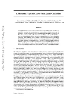 Listenable Maps for Zero-Shot Audio Classifiers