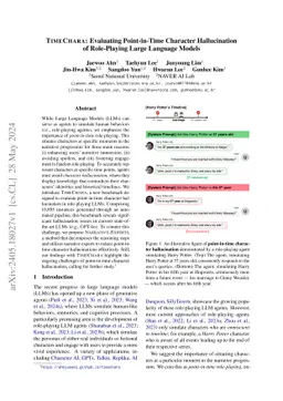 TimeChara: Evaluating Point-in-Time Character Hallucination of
  Role-Playing Large Language Models