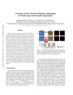 Learning to Detour: Shortcut Mitigating Augmentation for Weakly
  Supervised Semantic Segmentation