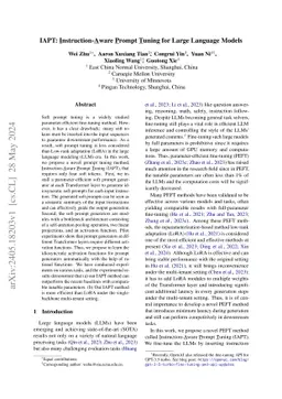 IAPT: Instruction-Aware Prompt Tuning for Large Language Models