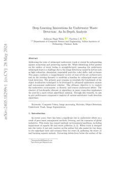 Deep Learning Innovations for Underwater Waste Detection: An In-Depth
  Analysis