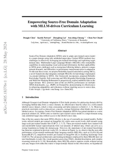 Empowering Source-Free Domain Adaptation via MLLM-Guided Reliability-Based Curriculum Learning