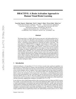 BRACTIVE: A Brain Activation Approach to Human Visual Brain Learning