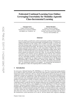 Federated Continual Learning Goes Online: Uncertainty-Aware Memory Management for Vision Tasks and Beyond