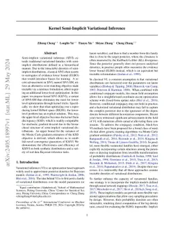 Kernel Semi-Implicit Variational Inference