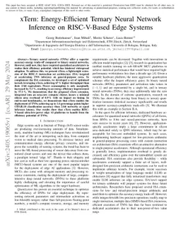 xTern: Energy-Efficient Ternary Neural Network Inference on RISC-V-Based
  Edge Systems