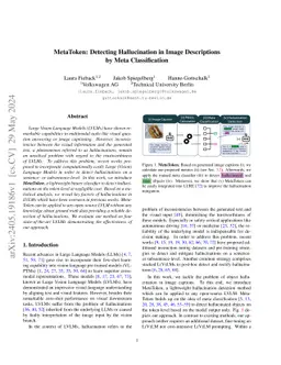 MetaToken: Detecting Hallucination in Image Descriptions by Meta Classification