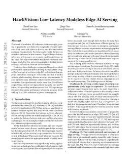 EdgeSight: Enabling Modeless and Cost-Efficient Inference at the Edge