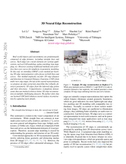 3D Neural Edge Reconstruction