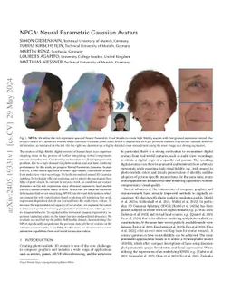 NPGA: Neural Parametric Gaussian Avatars