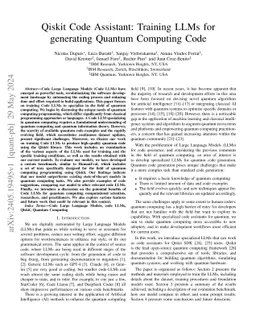 Qiskit Code Assistant: Training LLMs for generating Quantum Computing
  Code