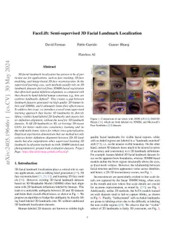 FaceLift: Semi-supervised 3D Facial Landmark Localization