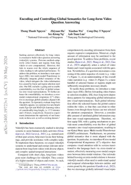 Encoding and Controlling Global Semantics for Long-form Video Question
  Answering