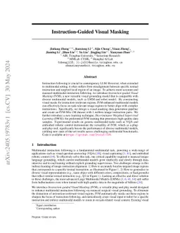 Instruction-Guided Visual Masking