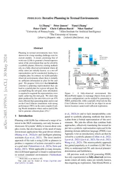 PDDLEGO: Iterative Planning in Textual Environments