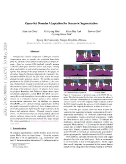Open-Set Domain Adaptation for Semantic Segmentation