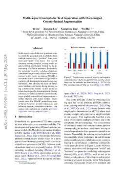 Multi-Aspect Controllable Text Generation with Disentangled
  Counterfactual Augmentation