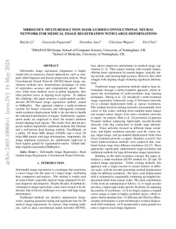 MrRegNet: Multi-resolution Mask Guided Convolutional Neural Network for
  Medical Image Registration with Large Deformations