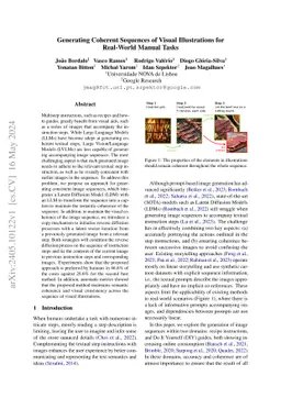 Generating Coherent Sequences of Visual Illustrations for Real-World
  Manual Tasks