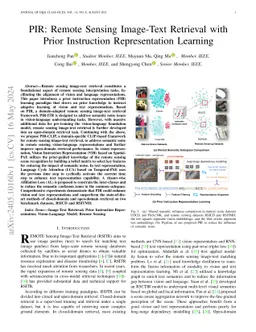 PriorCLIP: Visual Prior Guided Vision-Language Model for Remote Sensing Image-Text Retrieval