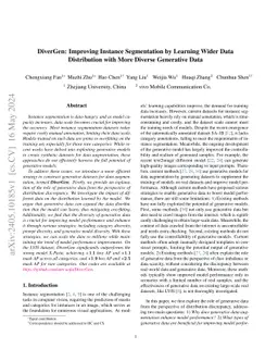 DiverGen: Improving Instance Segmentation by Learning Wider Data
  Distribution with More Diverse Generative Data