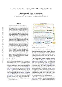 In-context Contrastive Learning for Event Causality Identification