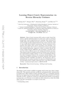 Top-Down Guidance for Learning Object-Centric Representations