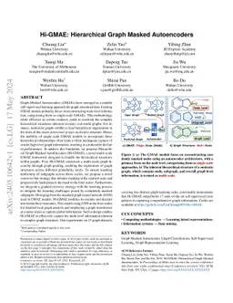 Hi-GMAE: Hierarchical Graph Masked Autoencoders