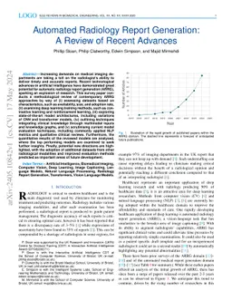 Automated Radiology Report Generation: A Review of Recent Advances