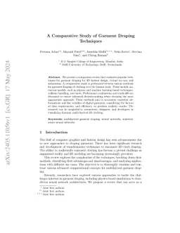 A Comparative Study of Garment Draping Techniques