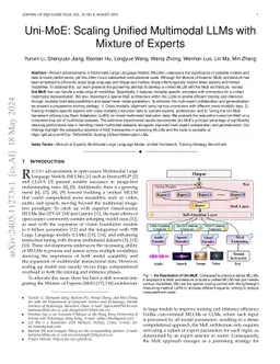 Uni-MoE: Scaling Unified Multimodal LLMs with Mixture of Experts